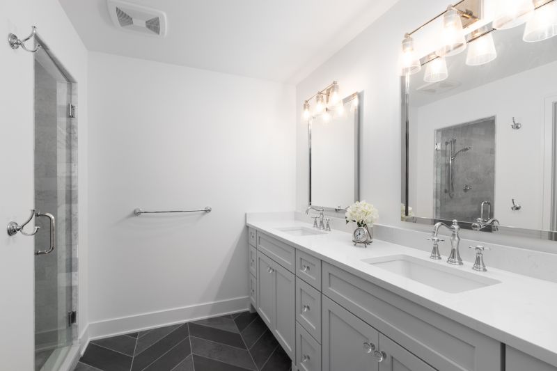 Double Vanity with Modern Fixtures